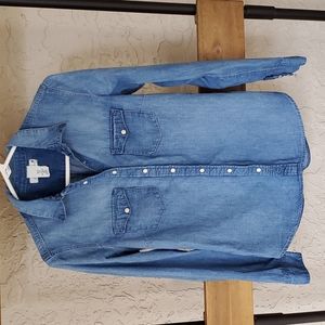 H&M L.O.G.G. Lightweight Denim Top